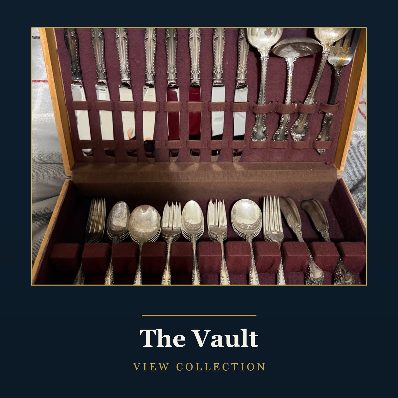VaultXL Shop, The Vault — Gorham sterling silver flatware service