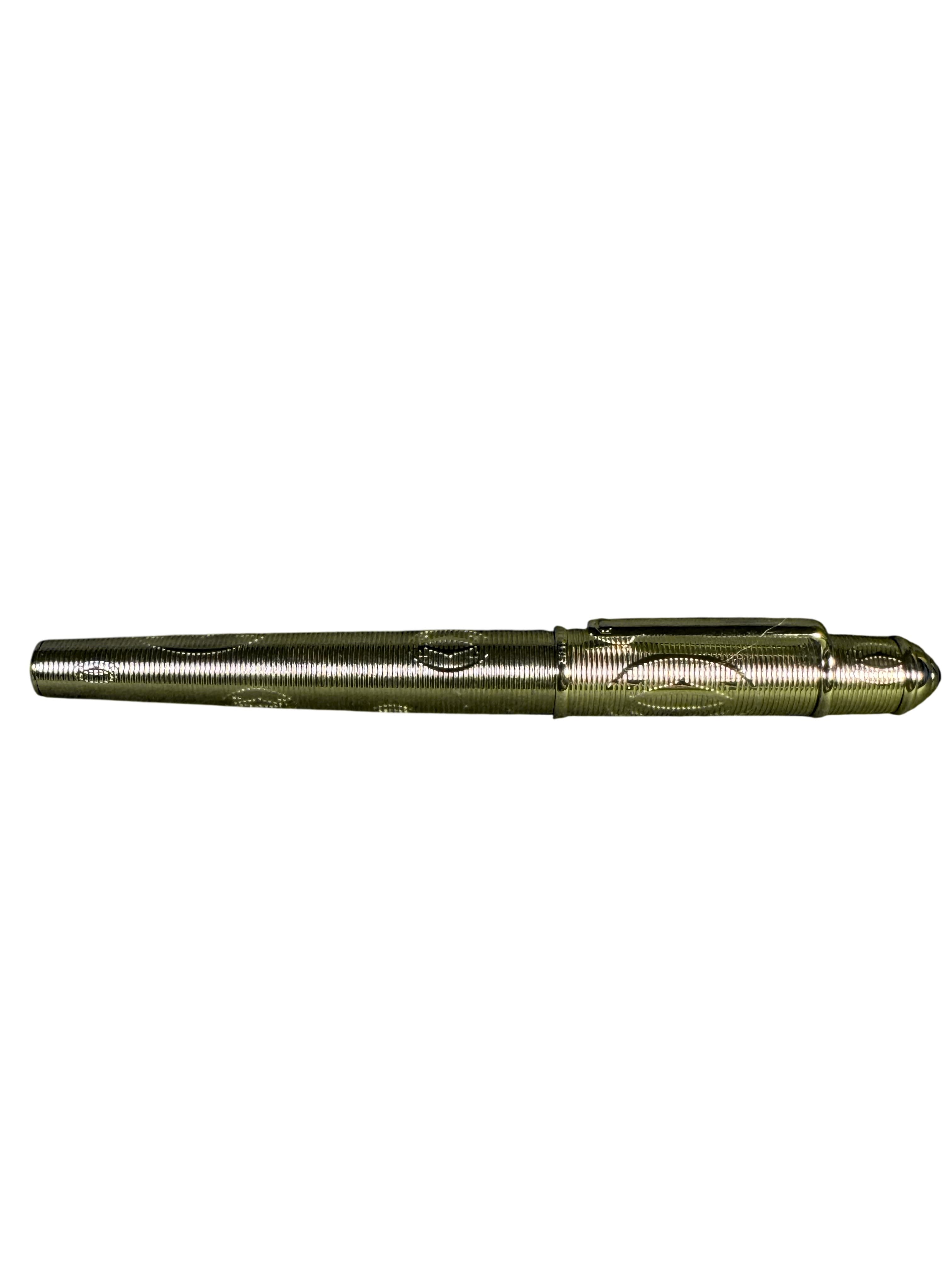 Cartier Diabolo Happy Birthday Limited Edition Rollerball Pen Palladium Blue Cabochon Box