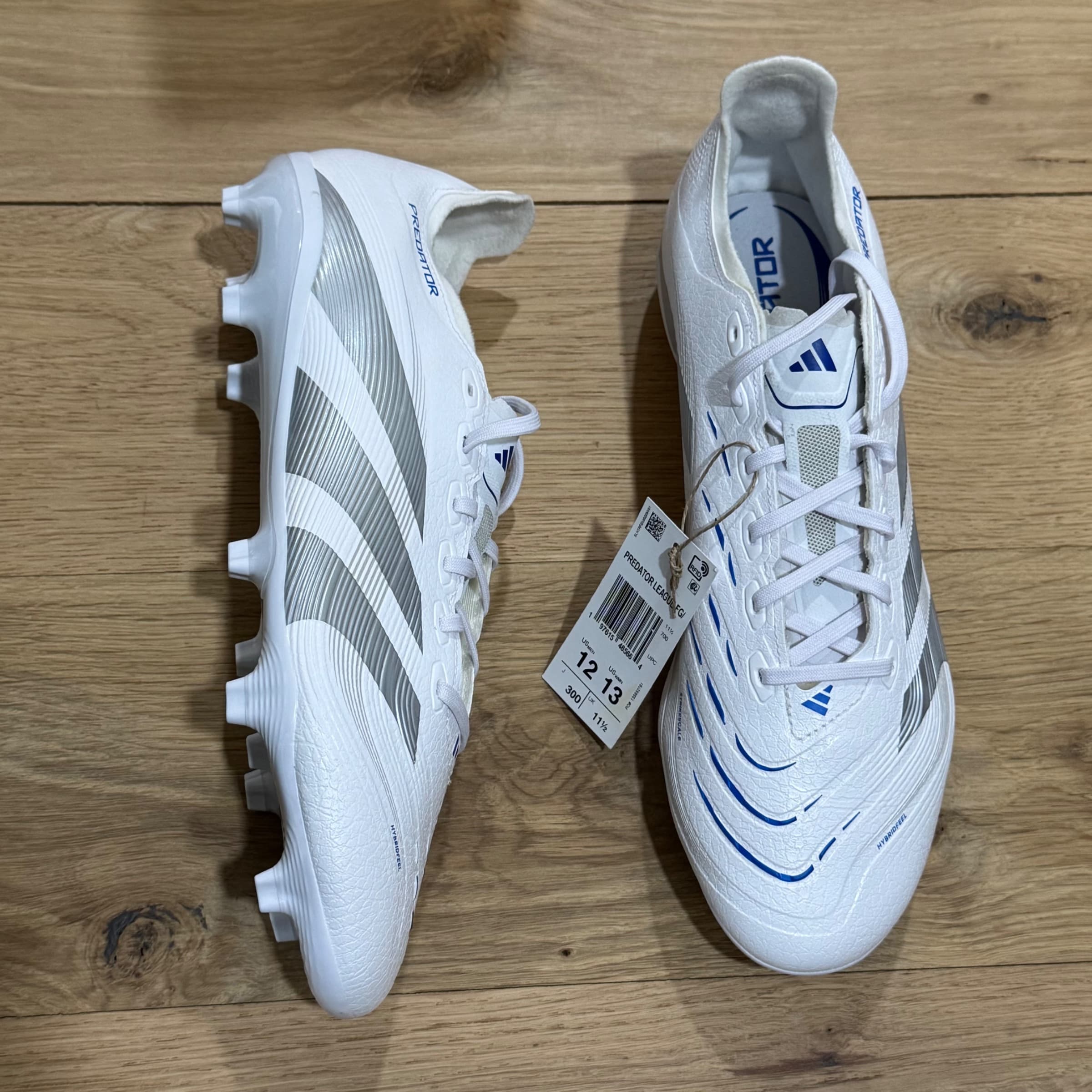 Adidas Predator League FG Soccer Cleats White Size 12.5 New