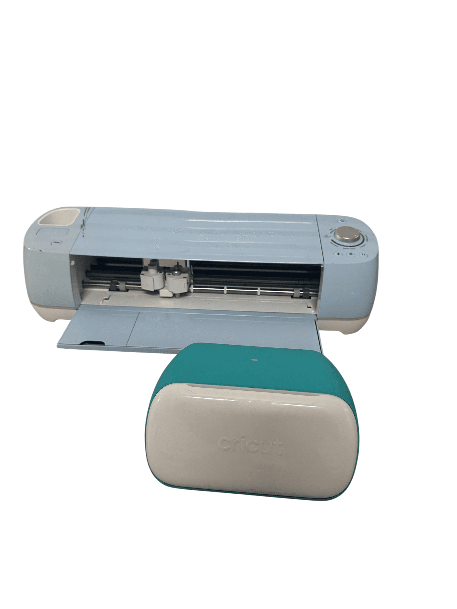 Cricut Explore Air 2 Sky Blue + Cricut Joy Teal Cutting Machine Bundle Good