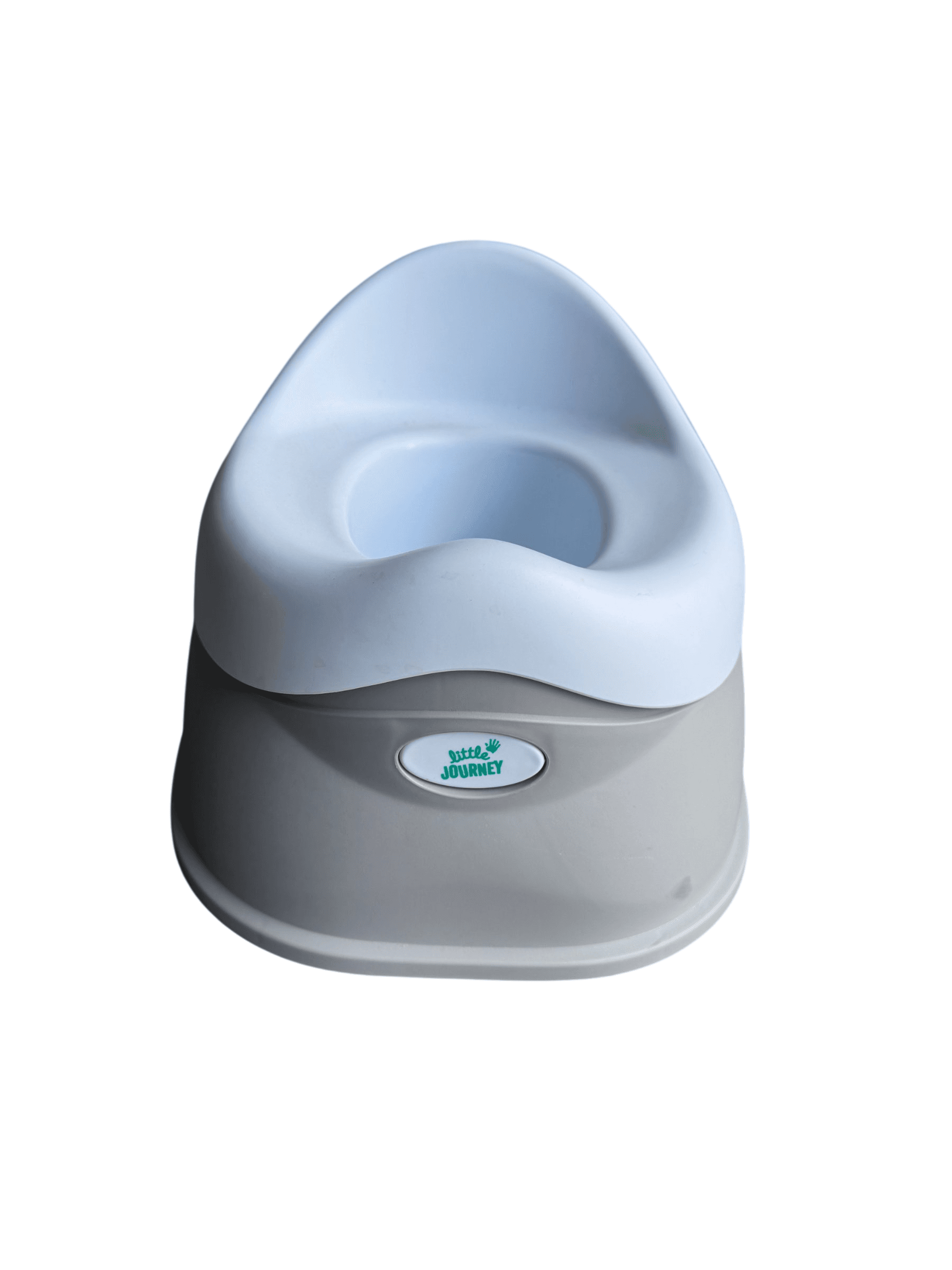 Little Journey Potty Training Seat Gray White Soft Cushion Toddler Good